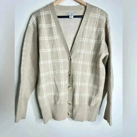 JOIE Open Front Button Soft Cardigan Size Small - Picture 1 of 7